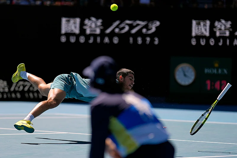 Australian Open Tennis Championship 2025 - Carlos Alcaraz vs Nuno Borges