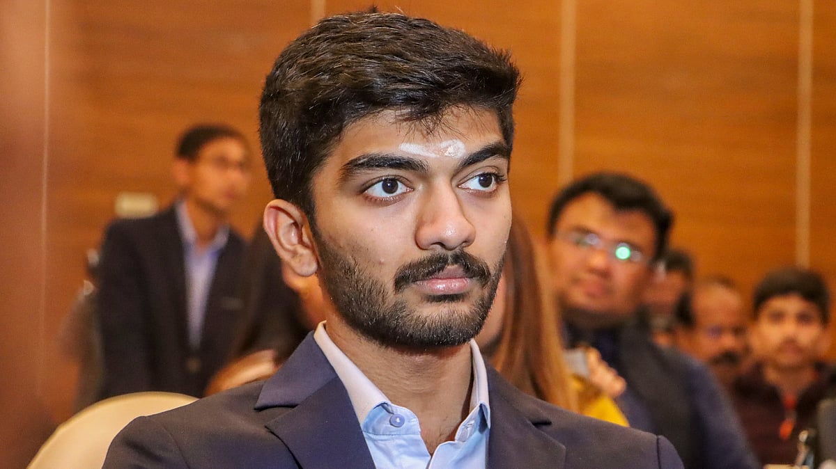 World Chess Champion D Gukesh. - PTI