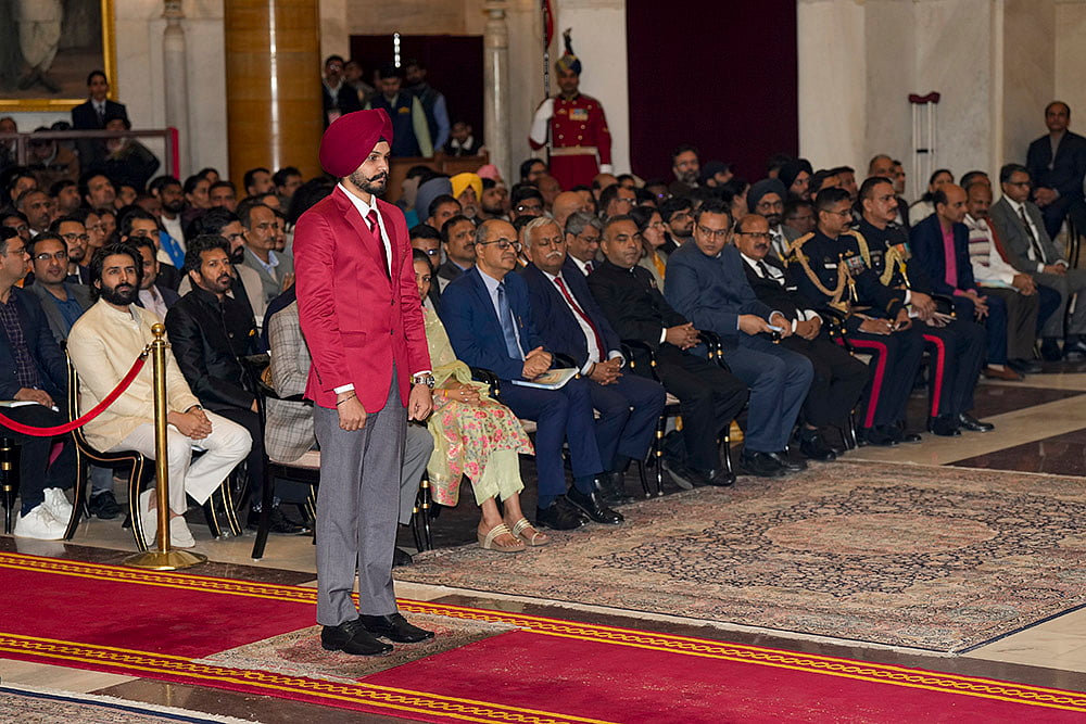 National Sports and Adventure Awards 2024Shooter Sarabjot Singh 