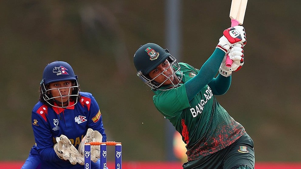 Nepal vs Bangladesh, Under-19 Women's T20 World Cup 2025. - Photo: X | T20 World Cup