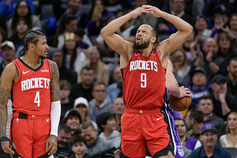 NBA basketball game Sacramento Kings vs Houston Rockets-Dillon Brooks