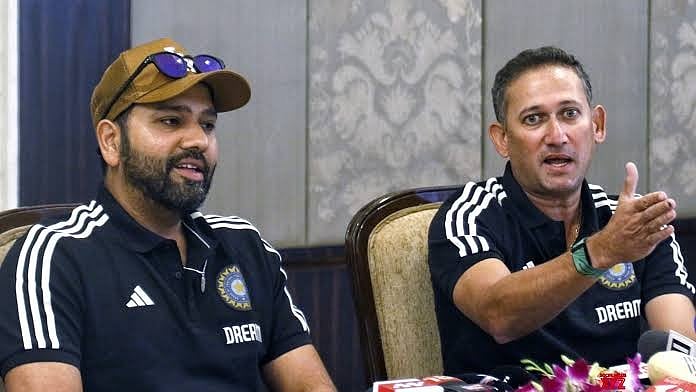 rohit sharma ajit agarkar X file photo
