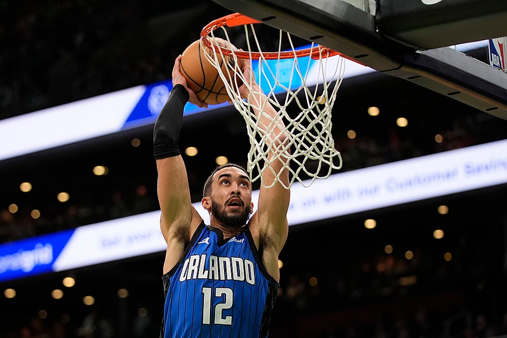 NBA basketball game Orlando Magic vs Boston Celtics-Trevelin Queen