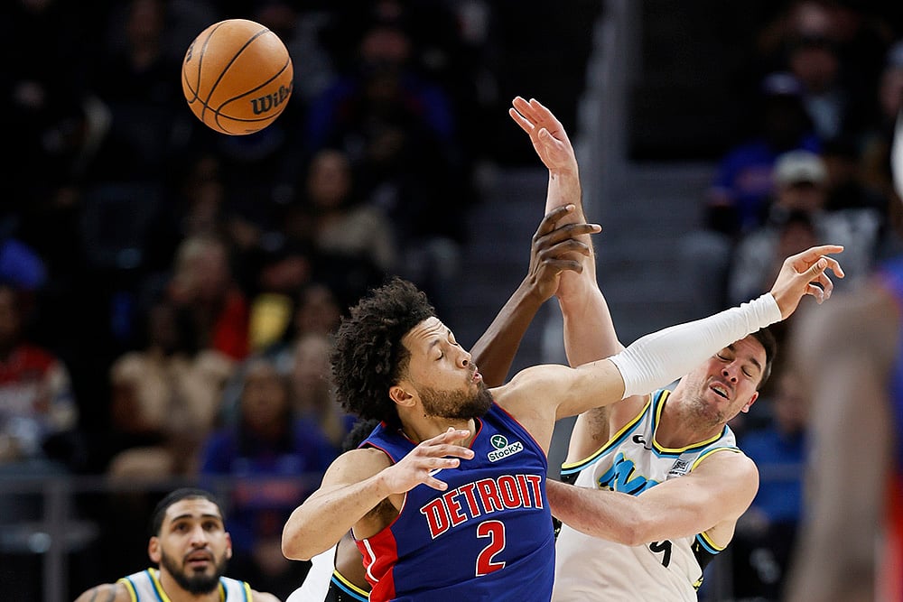 NBA basketball game Detroit Pistons vs Indiana Pacers-T.J. McConnell