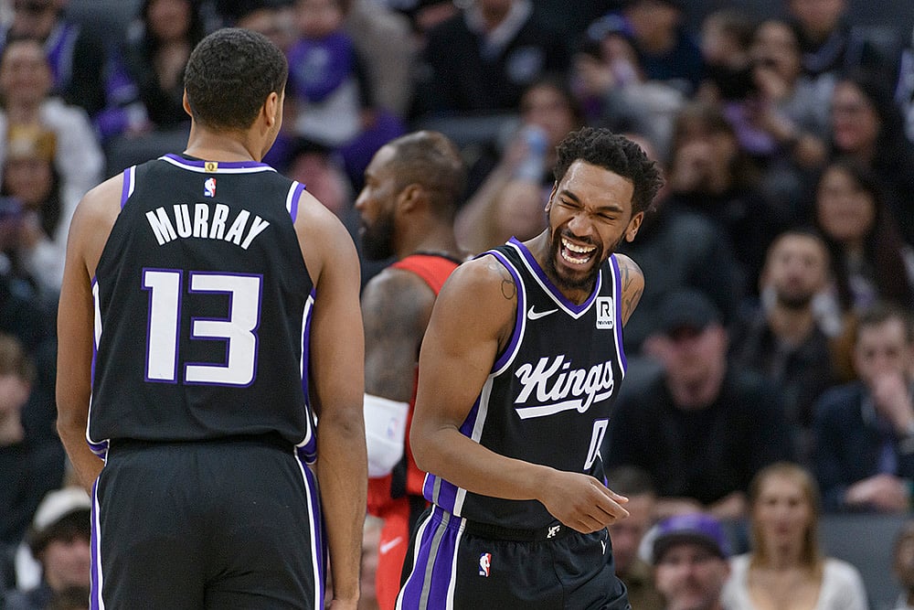 NBA basketball game Sacramento Kings vs Houston Rockets-Keegan Murray 
