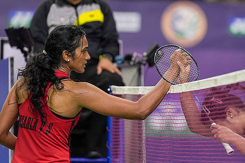 BWF India Open 2025: India's PV Sindhu greets Indonesia’s Gregoria Mariska Tunjung
