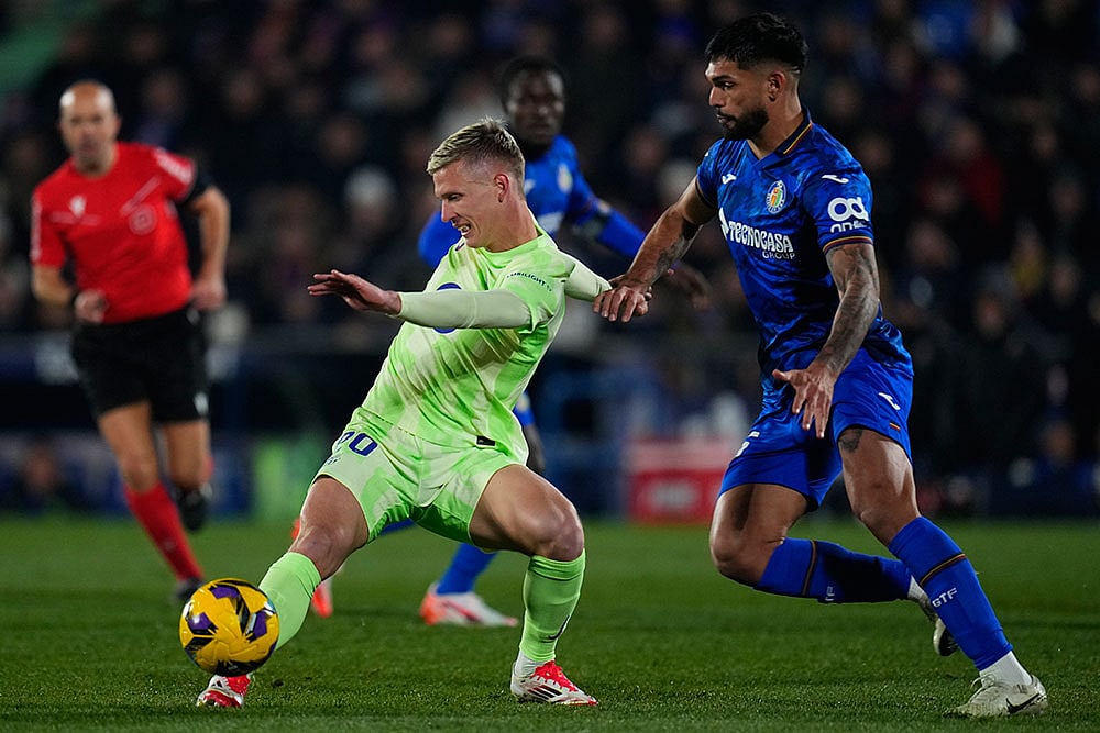 Spain Soccer La Liga: Barcelona vs Getafe