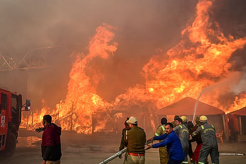 Cylinder Blast Mahakumbh