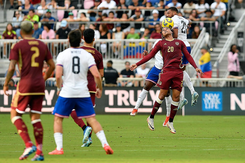 US Venezuela Soccer: Venezuela vs USA