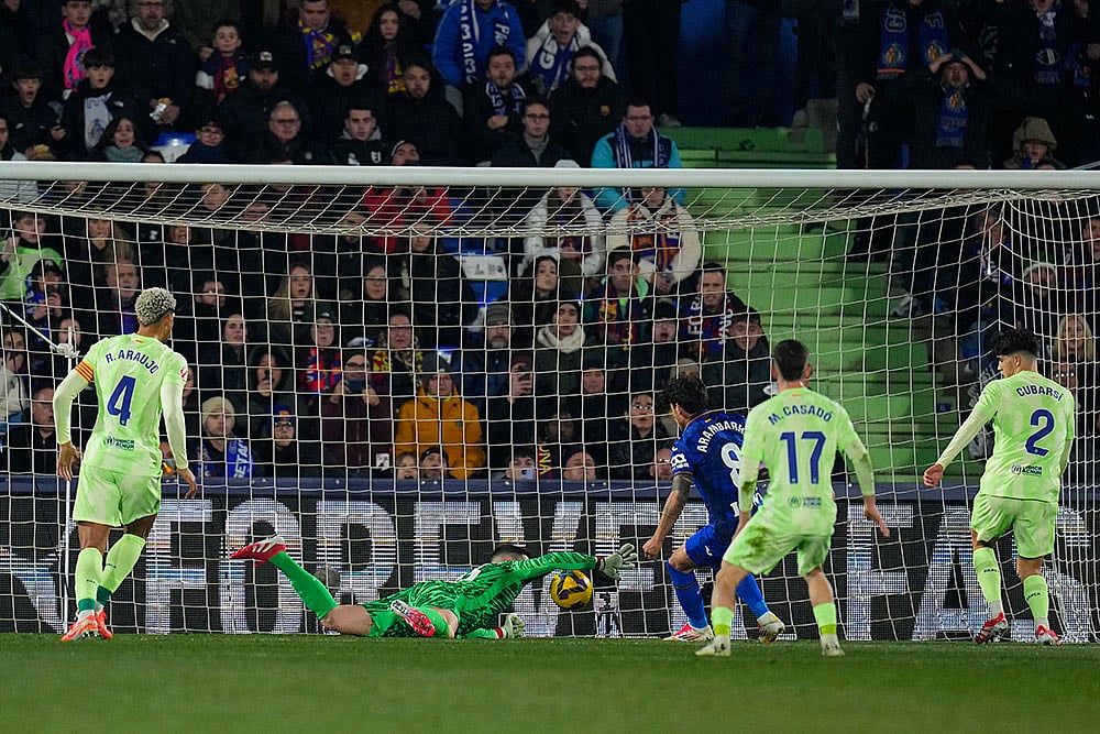Spanish La Liga Soccer Match: Getafe vs Barcelona