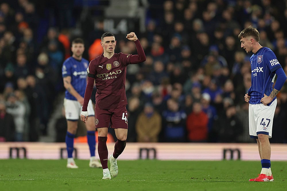 English Premier League soccer Ipswich Town Vs Manchester City photo: Phil Foden