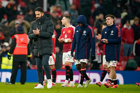 EPL 2024-25: Manchester United's head coach Ruben Amorim after the match