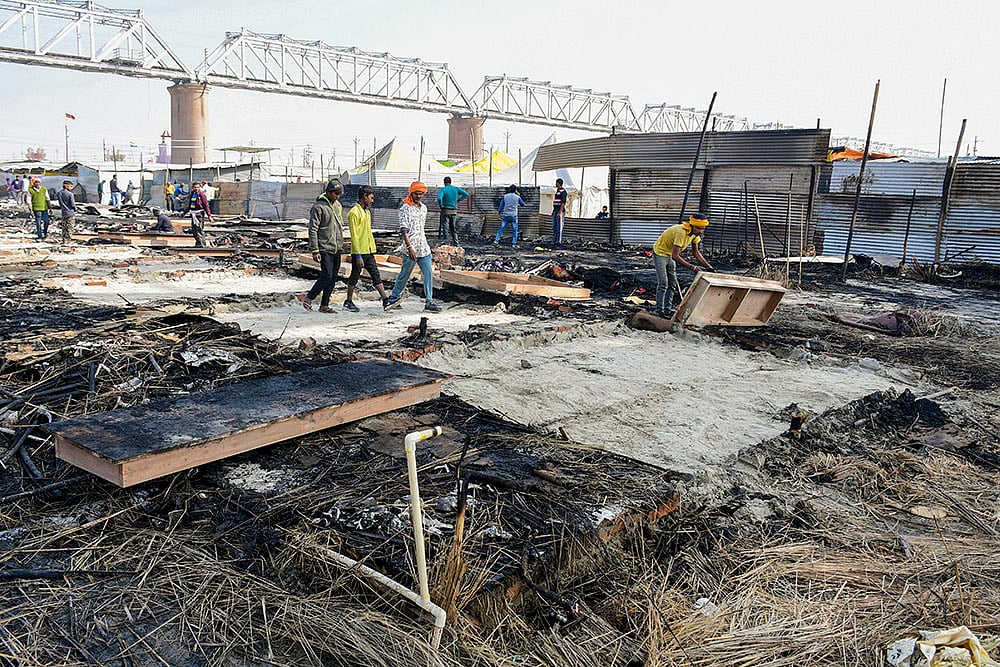Fire at Maha Kumbh Mela