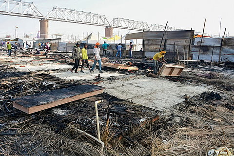 Fire at Maha Kumbh Mela