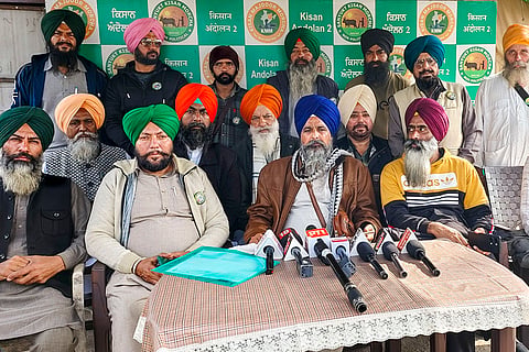 Sarwan Singh Pandher addresses media