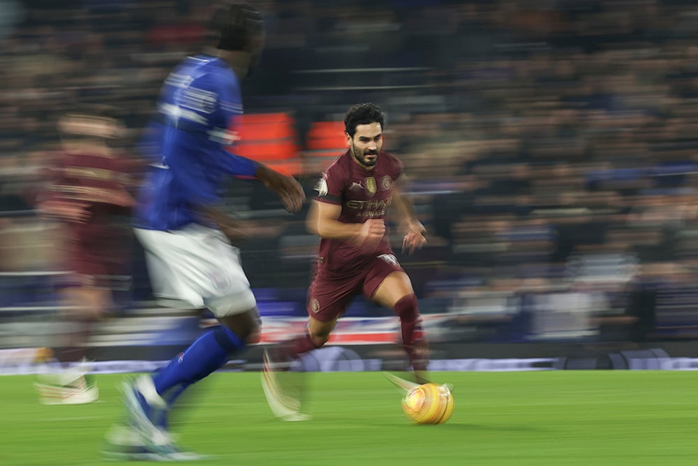 English Premier League soccer Ipswich Town Vs Manchester City photo: Ilkay Gundogan