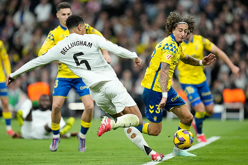 Spanish La Liga soccer Real Madrid Vs Las Palmas football Photo: Jude Bellingham