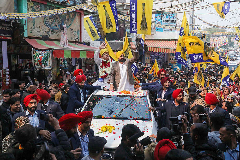 Delhi polls: Naveen Choudharys nomination rally