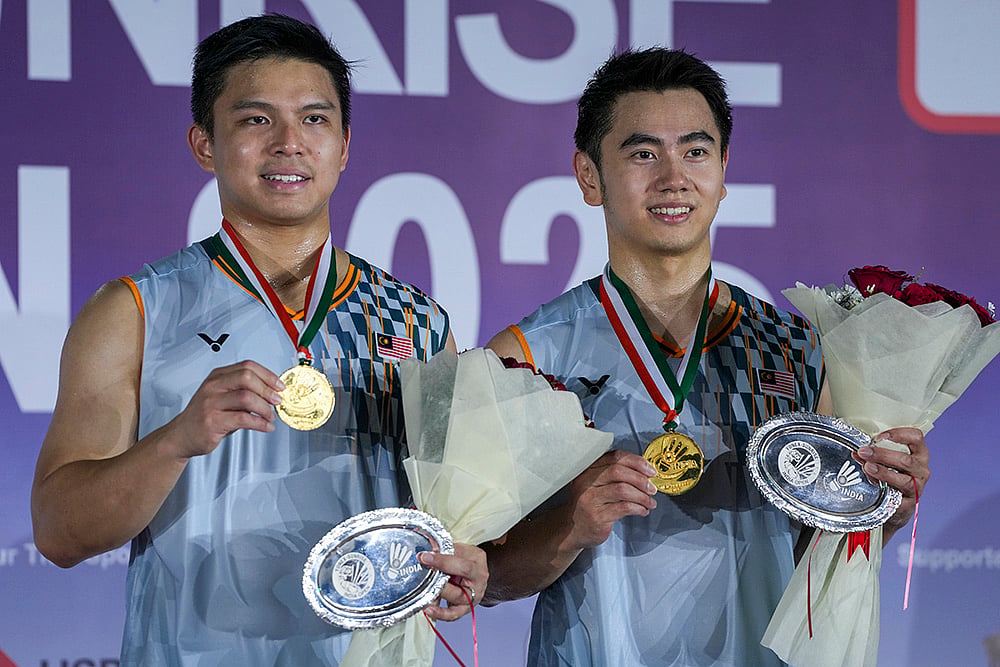 India Open 2025 badminton tournament Malaysias Goh Sze Fei and Nur Izzuddin Rumsani