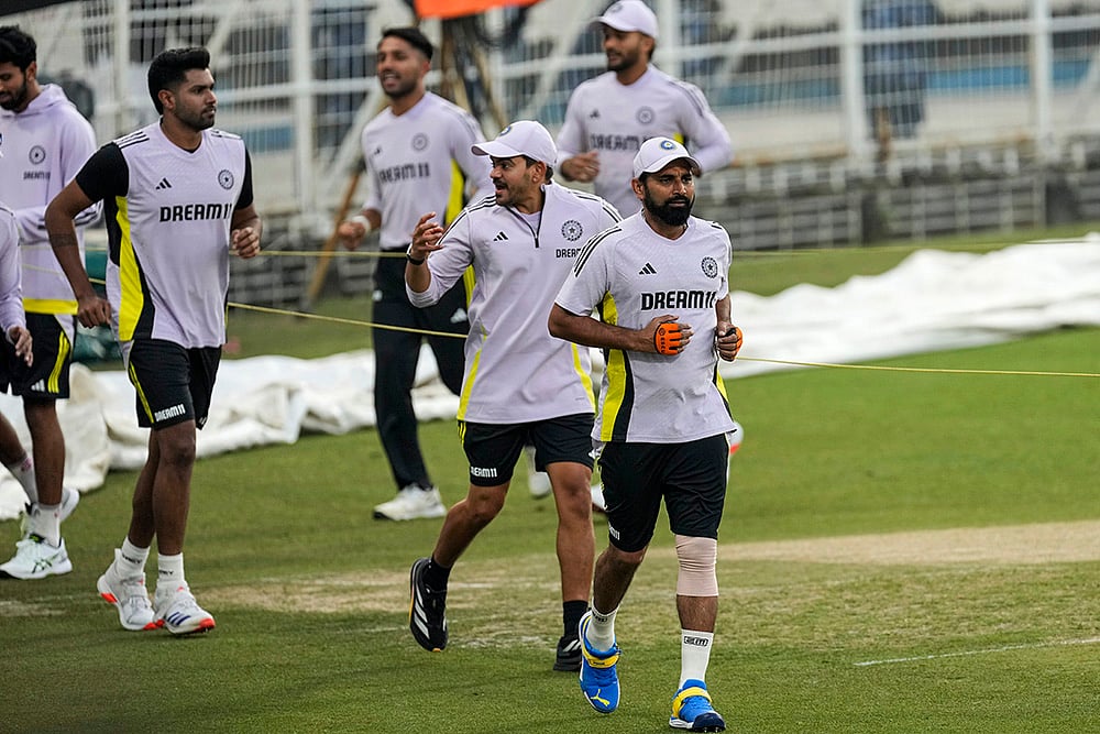 India vs England T20 Cricket series Indian team practice session photos: Mohammed Shami