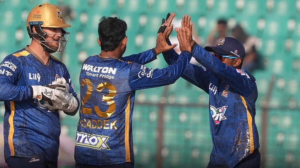 Instagram/Bangladesh Premier League : Dhaka Capitals in action against Sylhet Strikers at the Bangladesh Premier League. 