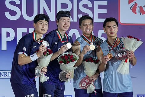 India Open 2025 Badminton: Award ceremony of the men’s badminton doubles