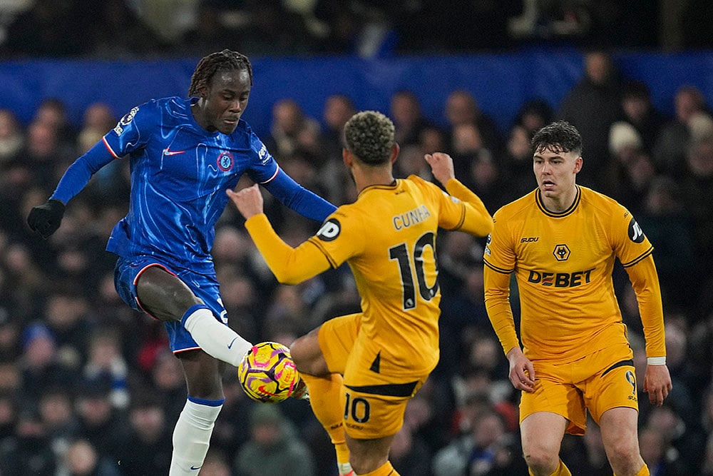 English Premier League soccer Chelsea Vs Wolverhampton Wanderers- Matheus Cunha