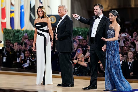 Melania Trump, Donald Trump, JD Vance and Usha Vance