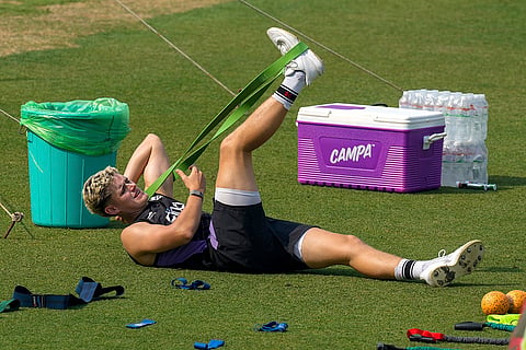 IND vs ENG 1st T20:  England's Jacob Bethell during training session: