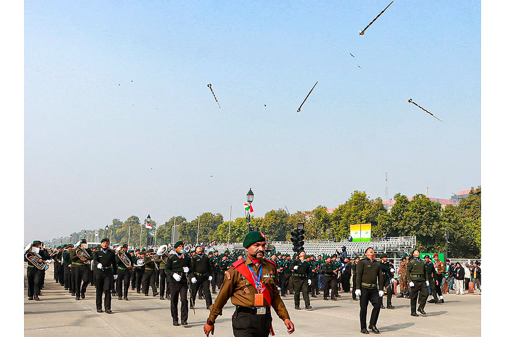 Rehearsal for Republic Day parade 2025 at Kartavya Path in New Delhi_10