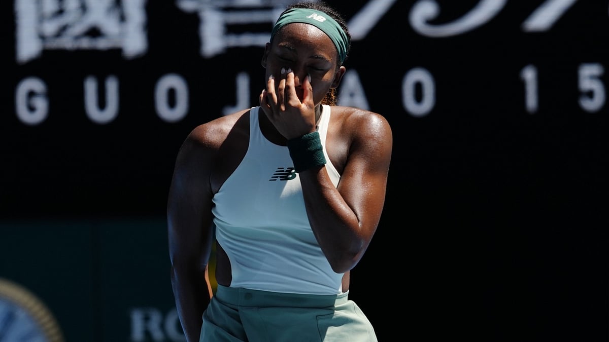 Coco Gauff is out of the Australian Open.