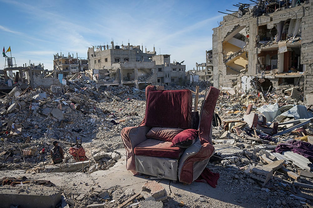 Displaced Palestinians return to Gaza_12