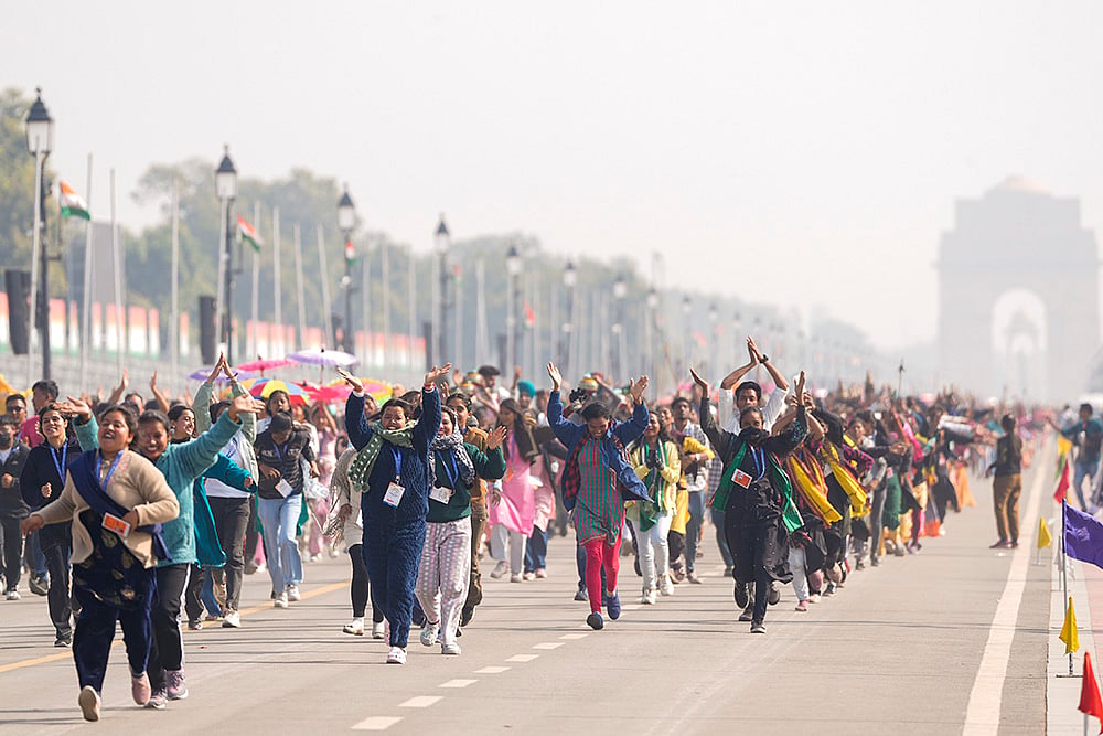 Rehearsal for Republic Day parade 2025 at Kartavya Path in New Delhi_5