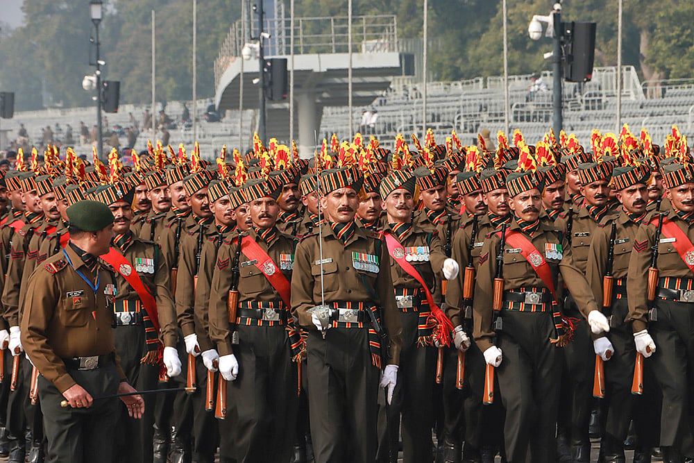 Rehearsal for Republic Day parade 2025 at Kartavya Path in New Delhi_9