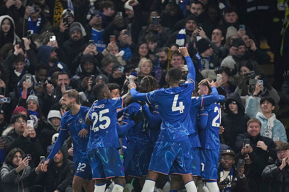English Premier League soccer Chelsea Vs Wolverhampton Wanderers- Noni Madueke