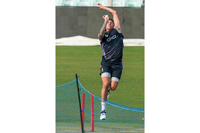 India vs England T20 Cricket - Englands practice session in Kolkata-Harry Brook