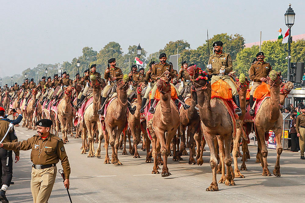 Rehearsal for Republic Day parade 2025 at Kartavya Path in New Delhi_3