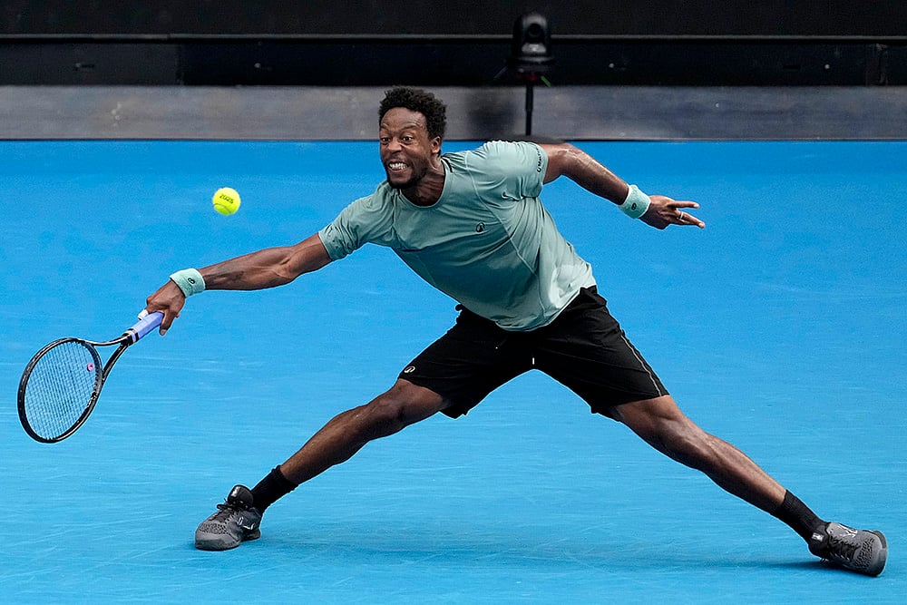 Australian Open tennis championship 2025 - Ben Shelton vs Gael Monfils