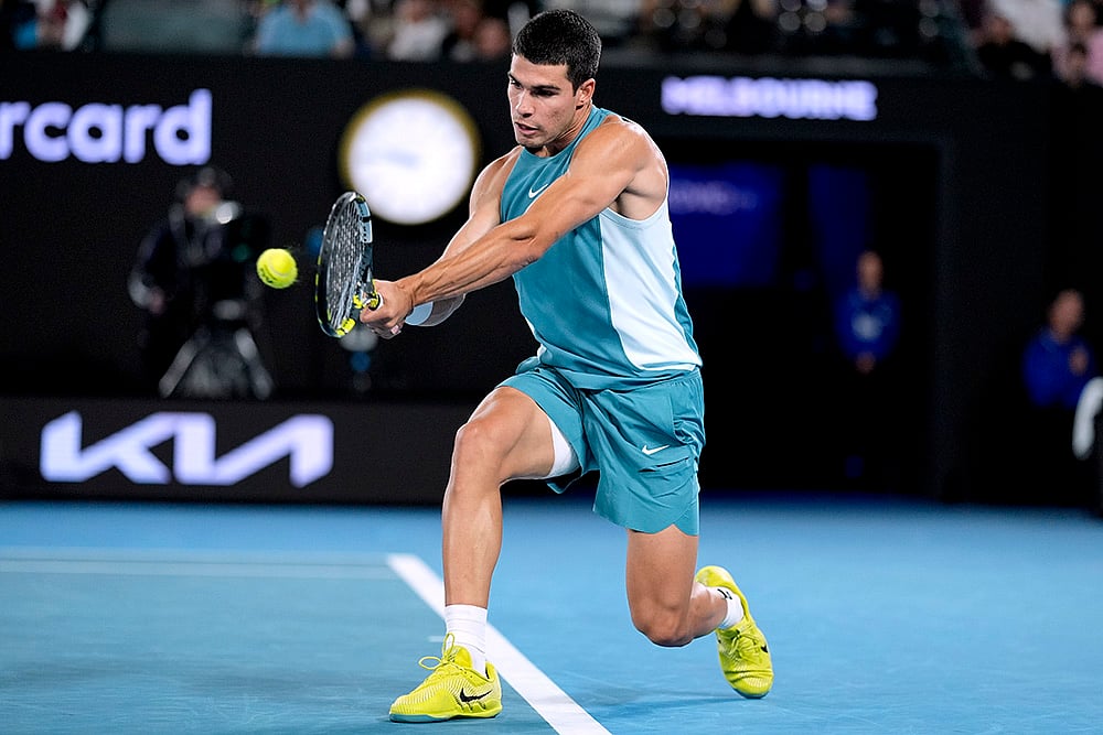 Australian Open tennis championship 2025 - Novak Djokovic vs Carlos Alcaraz 