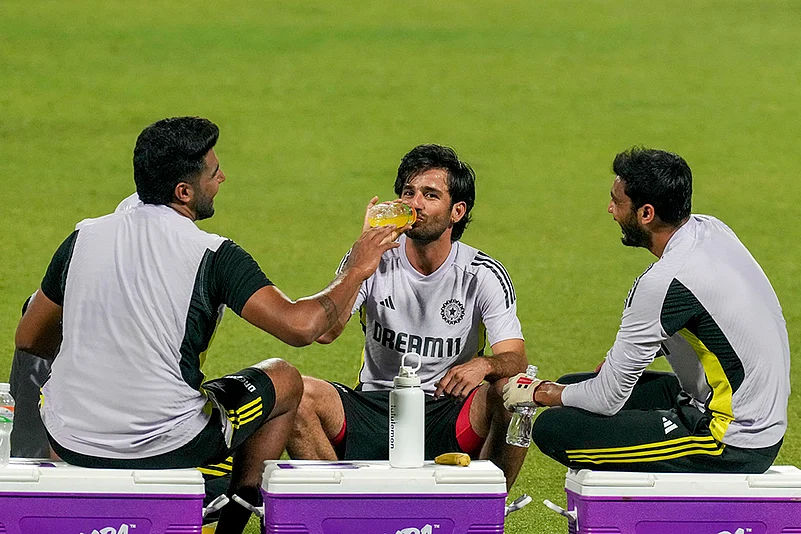 India vs England T20 Cricket series Indian team practice session photos: Ravi Bishnoi