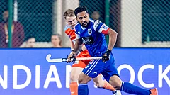 Harmanpreet Singh in action for Soorma Hockey Club. - X/SoormaHC