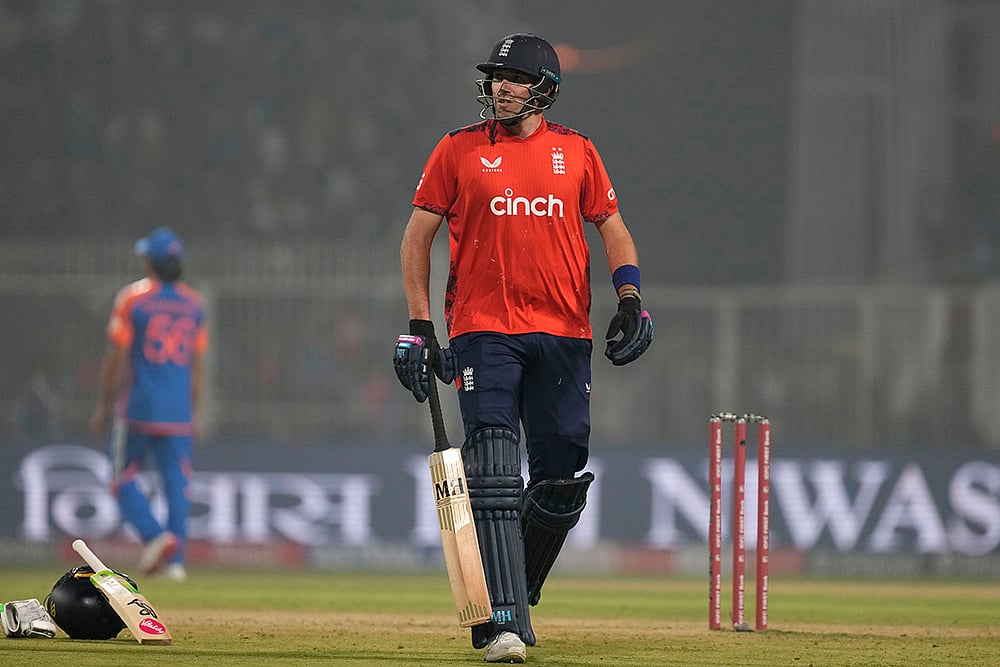 India Vs England Cricket IND vs ENG 1st T20I match at Eden Gardens in Kolkata: Jamie Overton 