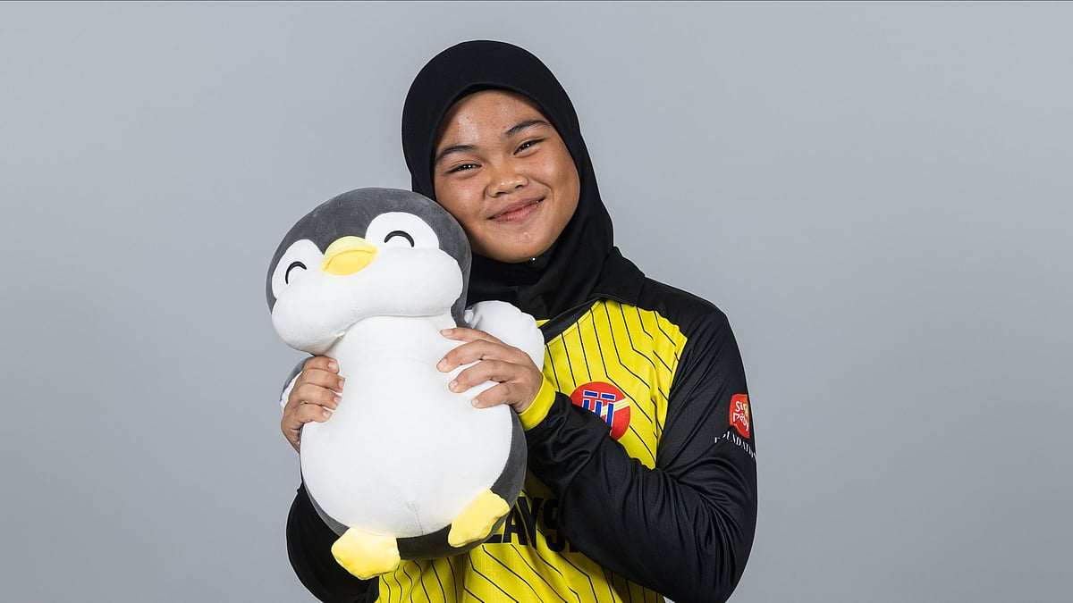 Photo: X | T20 World Cup : Malaysia women under-19 team player Khairul Elismalia.