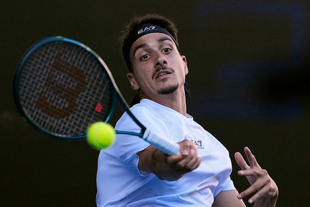 Australian Open tennis championship 2025 quarterfinal - Ben Shelton vs Lorenzo Sonego