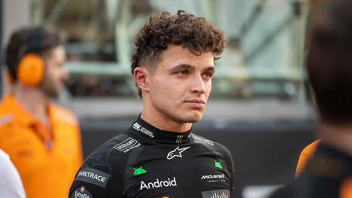 Lando Norris at the Abu Dhabi Grand Prix - null