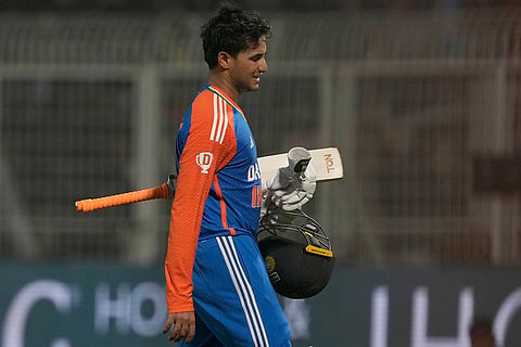 IND vs ENG 1st T20: India's Abhishek Sharma reacts as he walks off the field