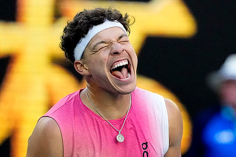 Australian Open 2025: Ben Shelton celebrates after defeating Lorenzo Sonego
