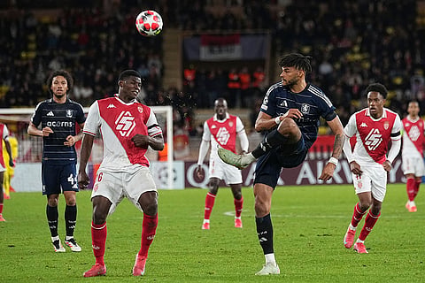 Soccer Champions League: Aston Villa vs Monaco