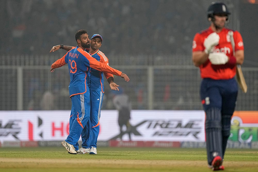 India Vs England Cricket IND vs ENG 1st T20I match at Eden Gardens in Kolkata: Varun Chakravarthy