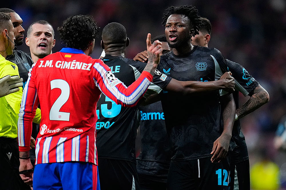 Soccer Champions League: Atletico Madrid vs Bayer Leverkusen